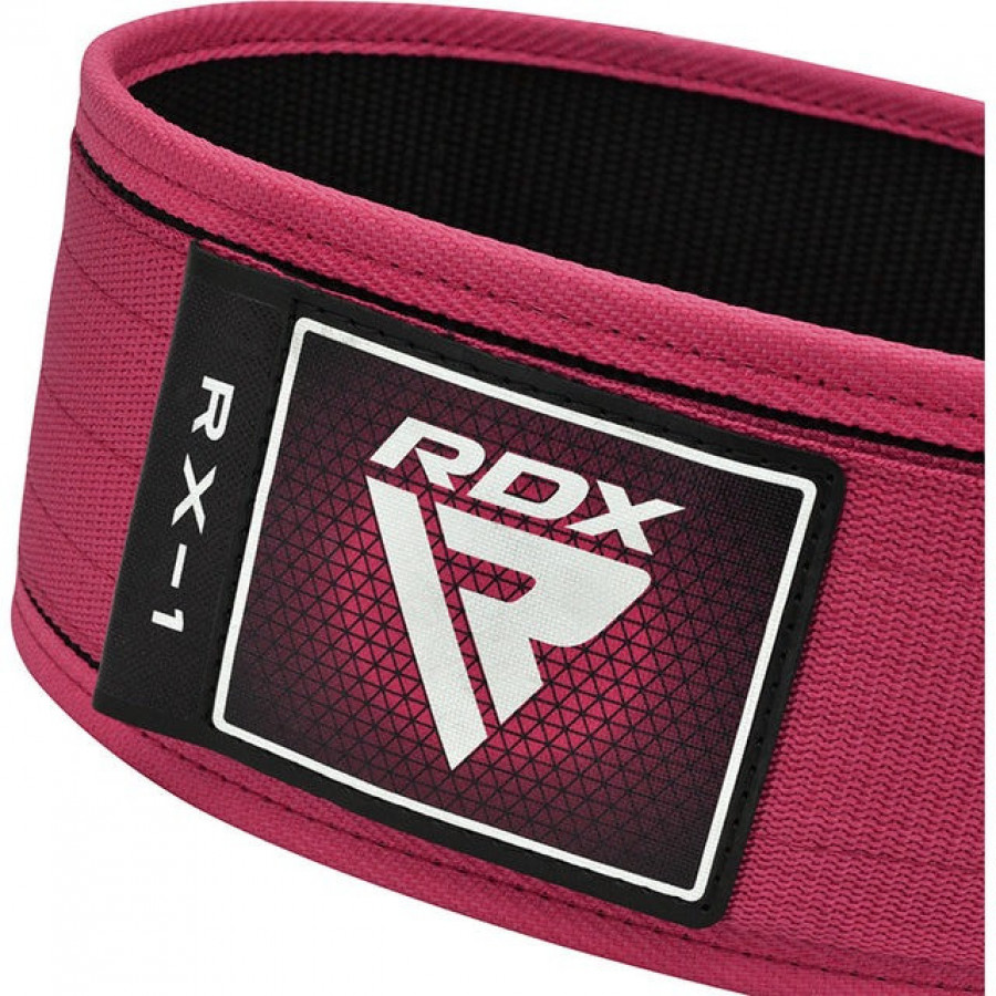 Пояс для важкої атлетики RDX RX1 Weight Lifting Belt PINK-S