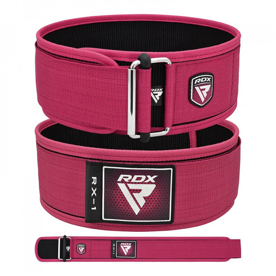 Пояс для важкої атлетики RDX RX1 Weight Lifting Belt PINK-S
