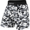 Шорты для MMA RDX T15 CAMO (мужские), Размер S, Полиэстер, Спандекс, Серый, для ММА, бокса, кикбоксинга, грепплинга, муай-тай