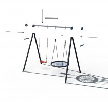 Каркас для детских качелей, стойка для подвесных качелей WCG 2 Play Frame Двухместная
