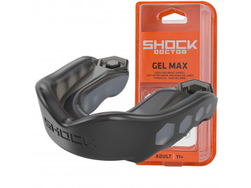Капа Shock Doctor Gel Max доросла (вік 11+) Black (art. 6210-BK-AD)