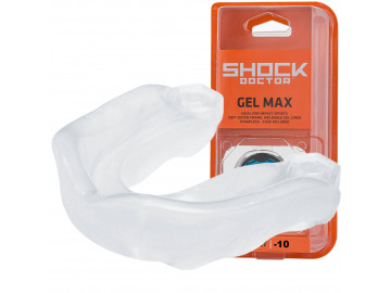 Капа Shock Doctor Gel Max дитяча (вік до 10р.) Clear (art. 6190-TC-YTR)