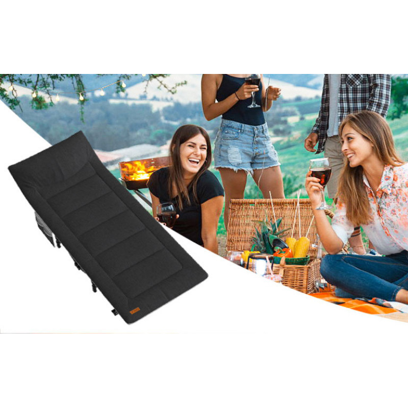 Розкладне ліжко шезлонг WCG CC-S10 + матрац і подушка