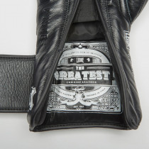 Боксерські рукавиці Leone GN111 THE GREATEST Black 10 унцій (бинти 4 м. в комплекті) Боксерські рукавиці Leone GN111 THE GREATEST Black 10 унцій (бинти 4 м. в комплекті)