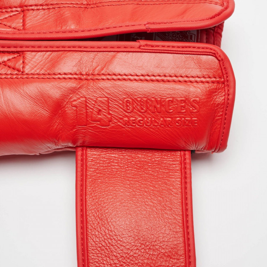Боксерські рукавиці Leone GN111 THE GREATEST Red 14 унцій (бинти 4 м. в комплекті)