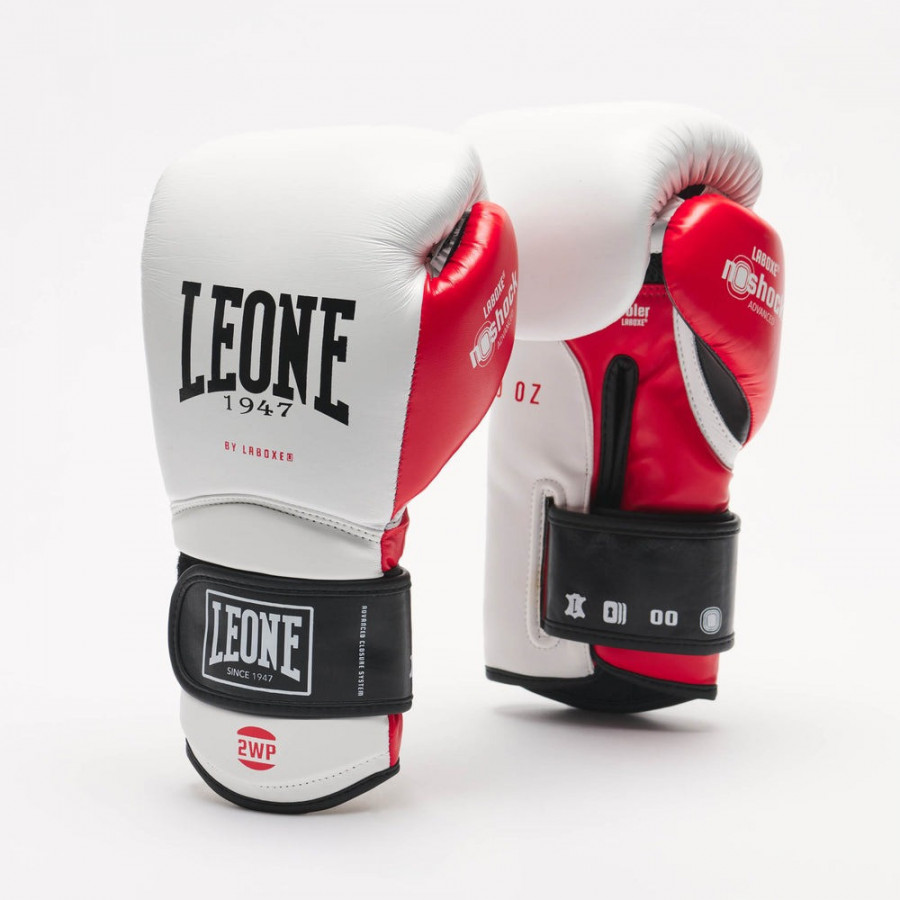 Боксерські рукавиці Leone GN113 IL TECNICO N3 White 10 унцій (бинти 4 м. в комплекті)