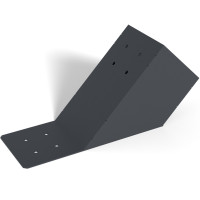 Кронштейн для бруса 100×100 мм | Соединение 45°