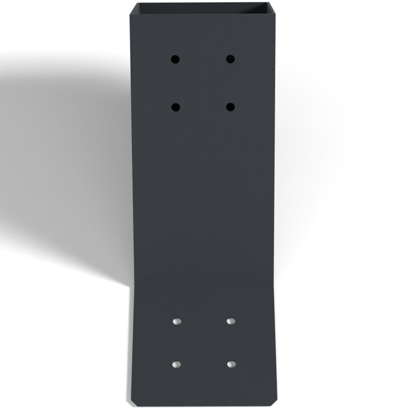 Кронштейн для бруса 100×100 мм | Соединение 45°