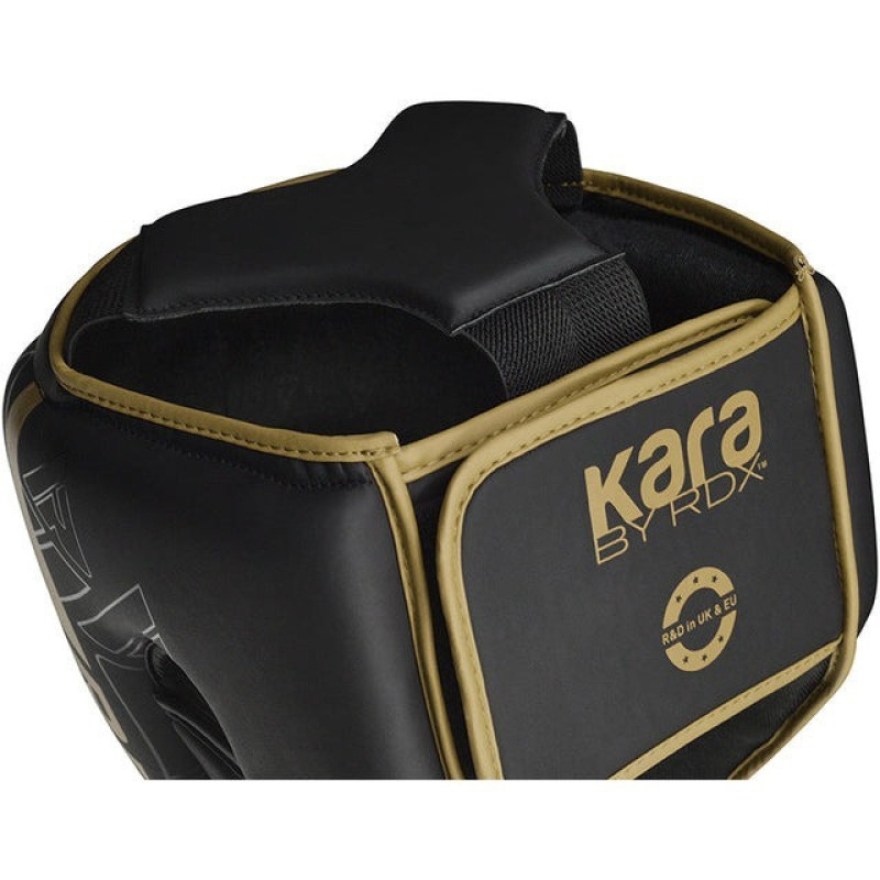 Боксерський шолом RDX F6 KARA Matte Golden S