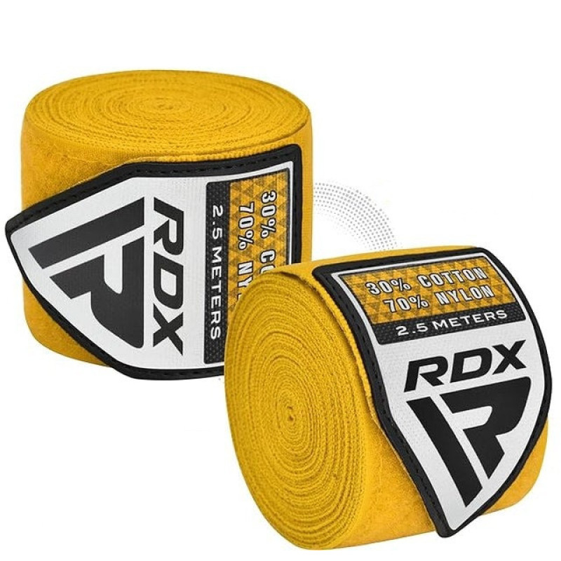 Бинти для боксу RDX Hand Wraps Yellow (2.5м.)