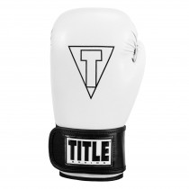 Боксерські рукавиці TITLE Boxing Vegan Gloves White/Black 14 oz