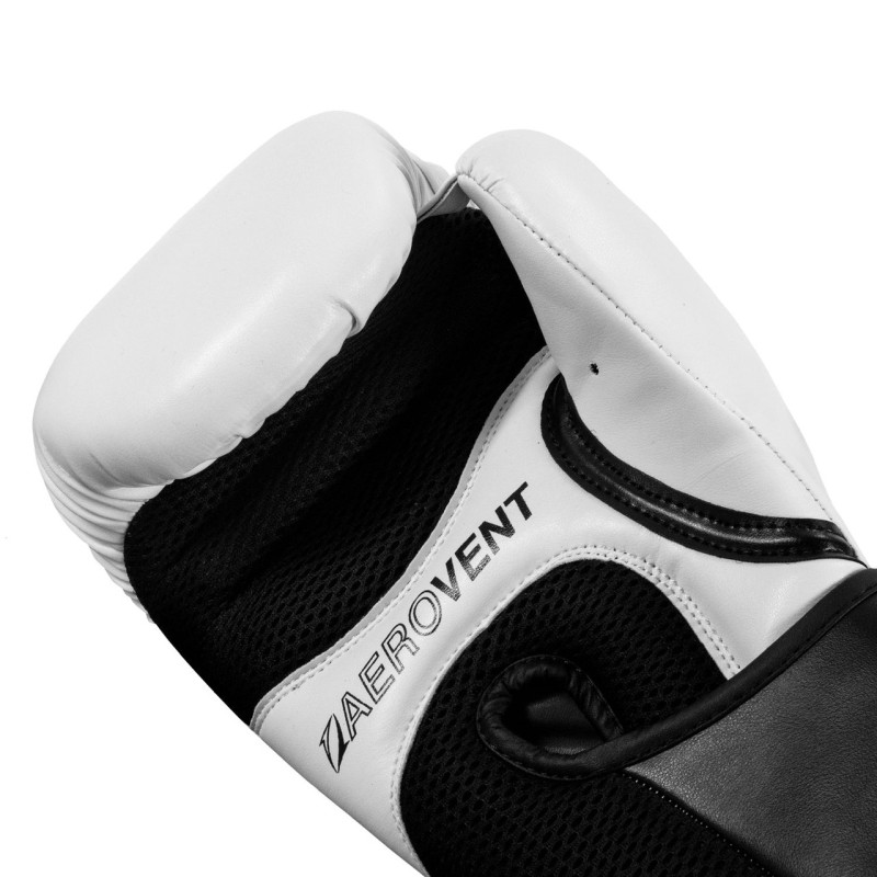 Боксерські рукавиці TITLE Boxing Vegan Gloves White/Black 12 oz