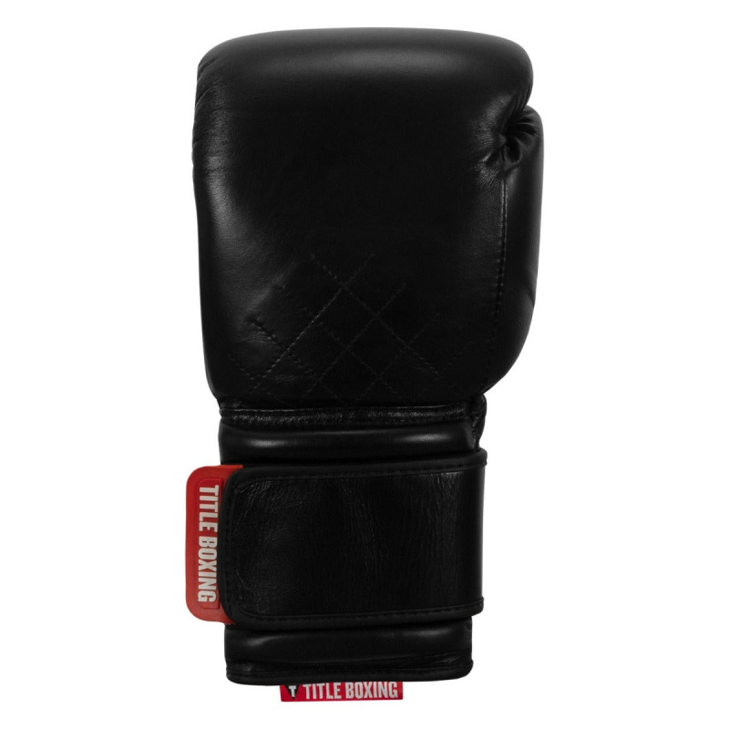 Боксерські рукавиці TITLE Boxing Ko-Vert Black 16 oz