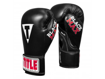 Боксерські рукавиці TITLE Classic Black Max Black 8 oz