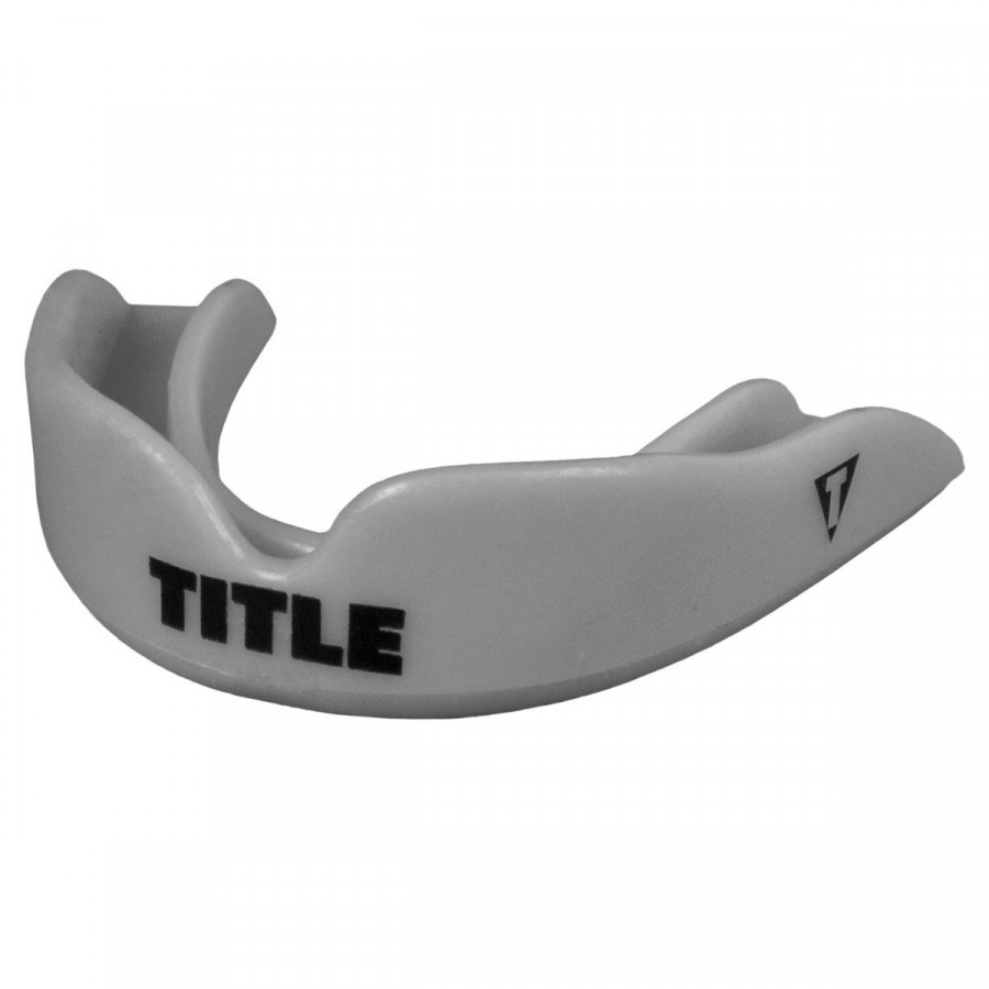 Капа TITLE Boxing Super Shield X2, Доросла (вік 11+) Grey, Посадка: BOIL & BITE™ (формується у гарячій воді), Термополімер, Сірий