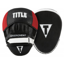 Лапи боксерські TITLE Boxing Aerovent Excel Incredi-Mitts 2.0 Black/Red/White