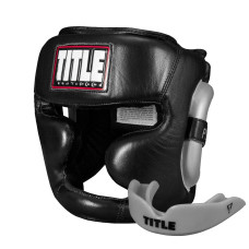 Боксерський шолом TITLE Platinum Premier Full 2.0 Black L