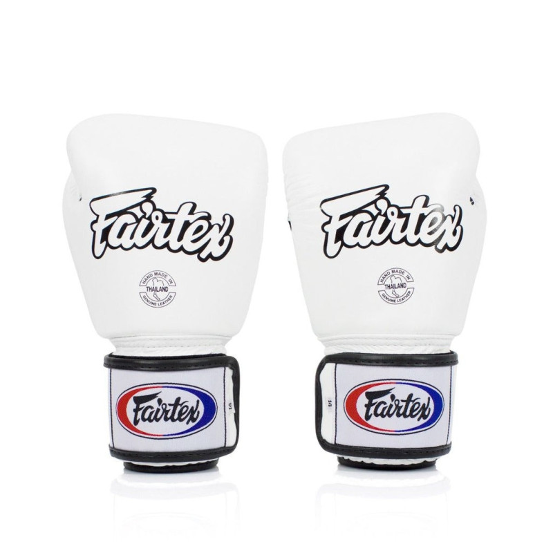 Боксерські рукавиці Fairtex BGV1 White 12 унцій (бинти в комплекті)
