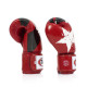 Боксерські рукавиці Fairtex BGV1 Nation Print Red 14 унцій (бинти в комплекті)
