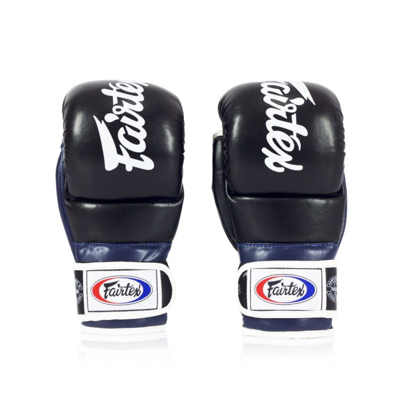 Рукавиці греплінгові для ММА Fairtex FGV18 Black/Blue M