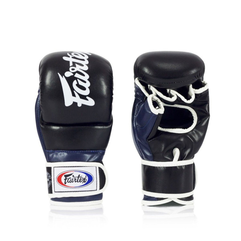Рукавиці греплінгові для ММА Fairtex FGV18 Black/Blue M