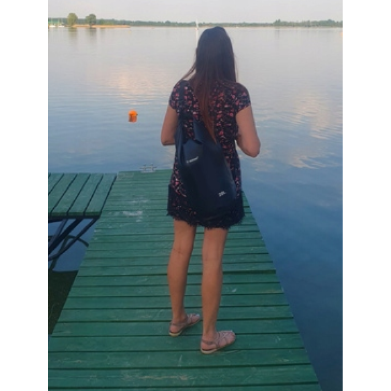 Водонепроницаемая сумка, гермомешок, гермочехол Trizand 20L черный