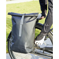 Рюкзак, велосумка на багажник с дождевиком два в одном 22L Bikemate черная