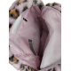 Пушистый рюкзак My Fluffy Backpack персиковый леопард