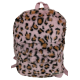 Пушистый рюкзак My Fluffy Backpack персиковый леопард