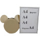 Детская сумка для девочки из эко кожи C&A Mickey Mouse золотистый