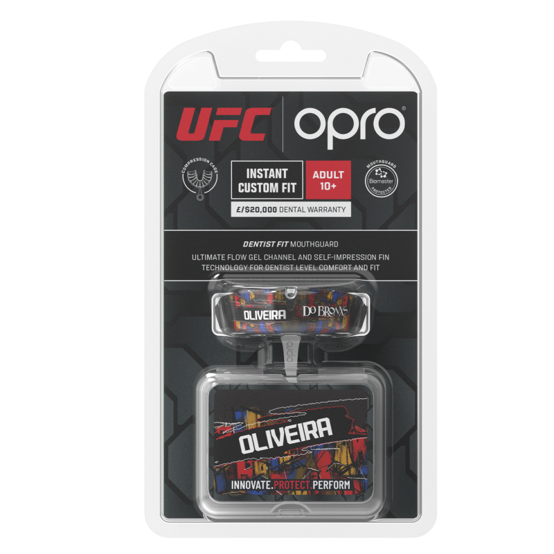 Капа OPRO UFC Fighter Collection Oliveira доросла (вік 11+) Blackl (art.102529009)