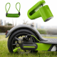 Дисковий замок із 2 ключами для велосипеда, мотоцикла, мопеда або електросамоката салатового кольору Rawlink