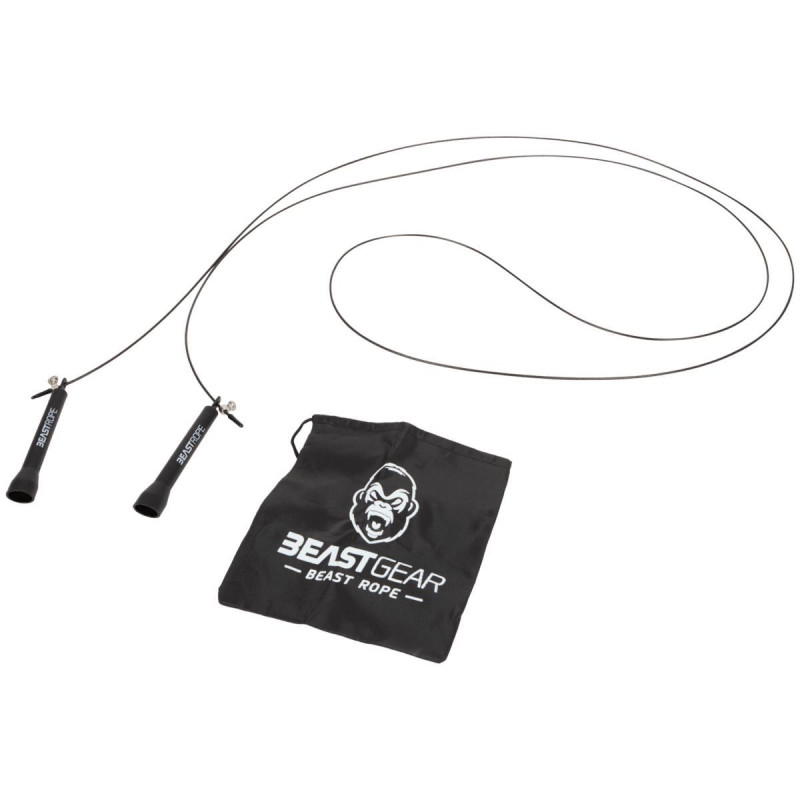Скакалка скоростная Beast Gear Beast Rope регулируемая со стальным тросом для фитнеса, бокса и кроссфита