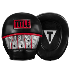 Лапи боксерські TITLE Boxing Valiant Punch Mitts - Black/Silver
