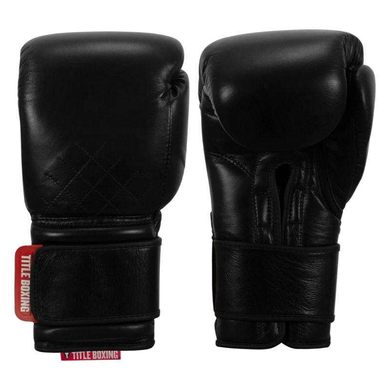 Боксерські рукавиці TITLE Boxing Ko-Vert Training Boxing Gloves Black 12 oz