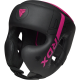 Боксерський шолом RDX F6 KARA Matte Pink M