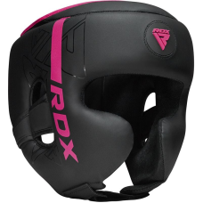 Боксерський шолом RDX F6 KARA Matte Pink M
