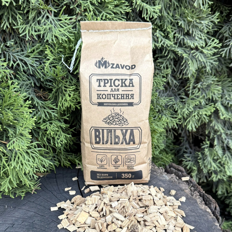 Тріска для копчення Mzavod Вільха, 350г