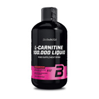 L-карнитин, L-Carnitine 100 000, BioTech, 500 мл (Вишня)