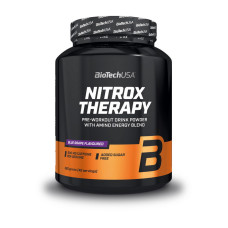 Передтренувальний комплекс, Nitrox Therapy, BioTech, 680 г (Персик)