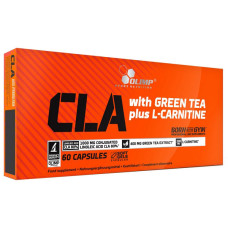 L-карнитин, CLA with Green Tea plus L-Carnitine Sport Edition, OLIMP, 60 капсул