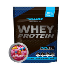 Протеин Whey Protein 80%, Willmax, 920 грамм (Bubblegum)