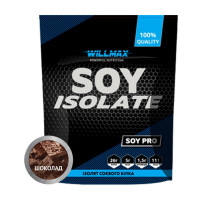 Соєвий протеїн, Soy Isolate, Willmax, 900 г (Булочка з корицею)