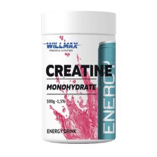Креатин, Creatine Monohydrate, Willmax, 500 г (Яблоко)