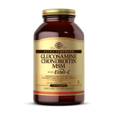 Для суставов и связок, Glucosamine Chondroitin MSM with Ester-C, Solgar, 180 таблеток