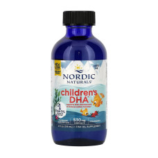 Омега-3, Children's DHA 530 mg Omega-3, Nordic Naturals, 119 мл (Натуральна полуниця)