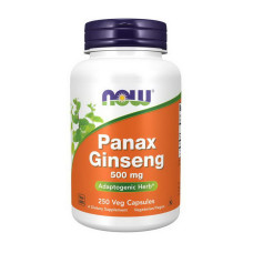 Добавка для здоровья, Panax Ginseng 500 mg, NOW, 250 капсул