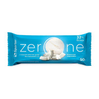 Протеїновий батончик, ZerOne, Sporter, 50 г (Кокосове морозиво)