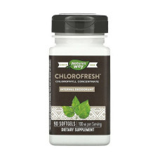 Добавка для здоров'я, Chlorofresh Chlorophyll Concentrate, Nature's Way, 90 капсул
