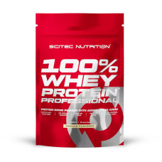 Сывороточный протеин, 100% Whey Protein Professional, Scitec Nutrition, 1 кг (Клубника)